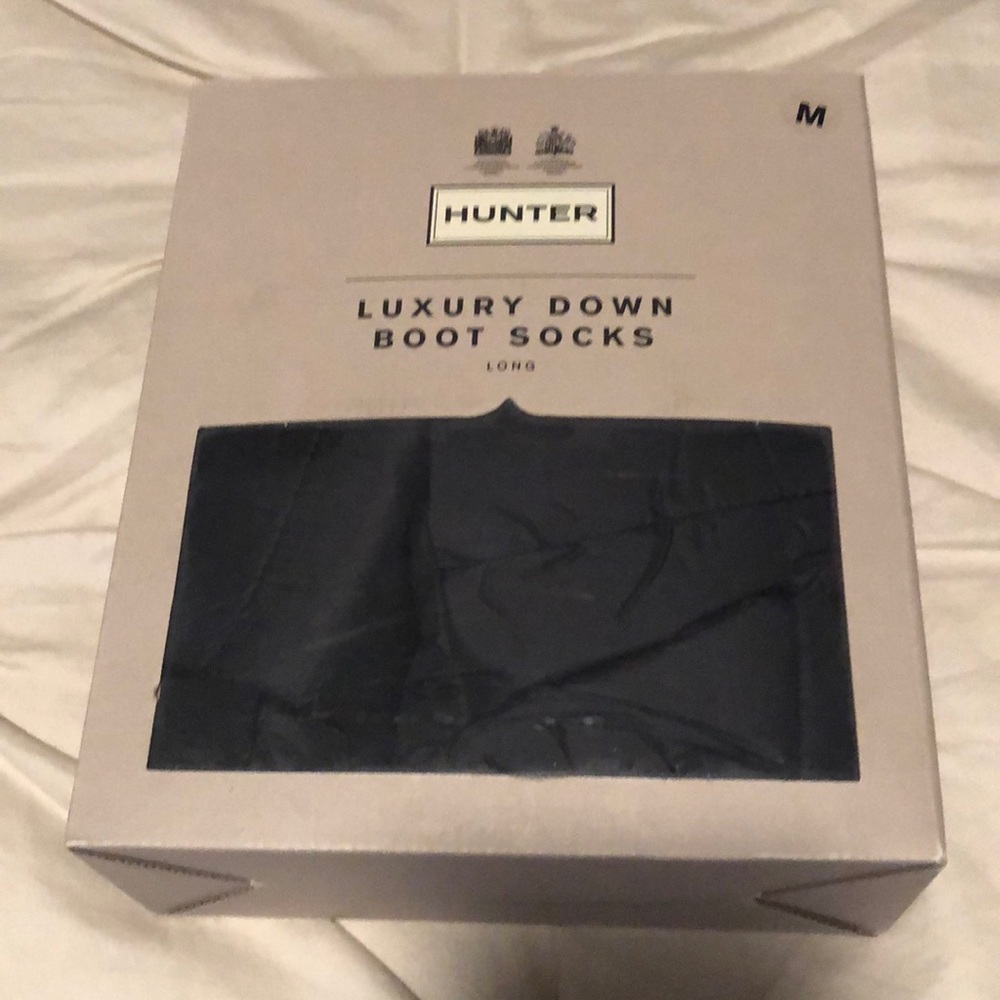 Hunter luxury down boot socks